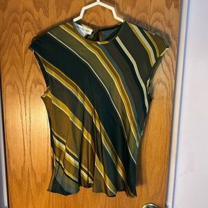 Jones New York sleeveless silk top